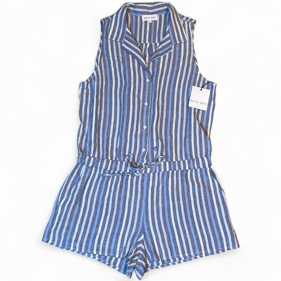 Bella Dahl Sleeveless Easy Romper Size Large NWT - Picture 2 of 7